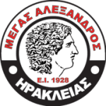 MGS Megas Alexandros Iraklias شعار MGS Megas Alexandros Iraklias